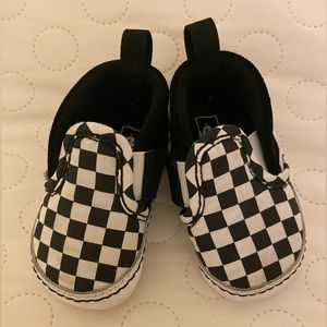 Vans baby slip on shoes